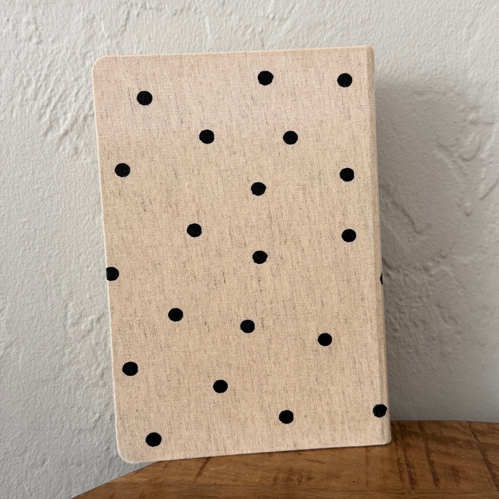 Linen Polka Dot Notes Journal - Picture 5 of 5